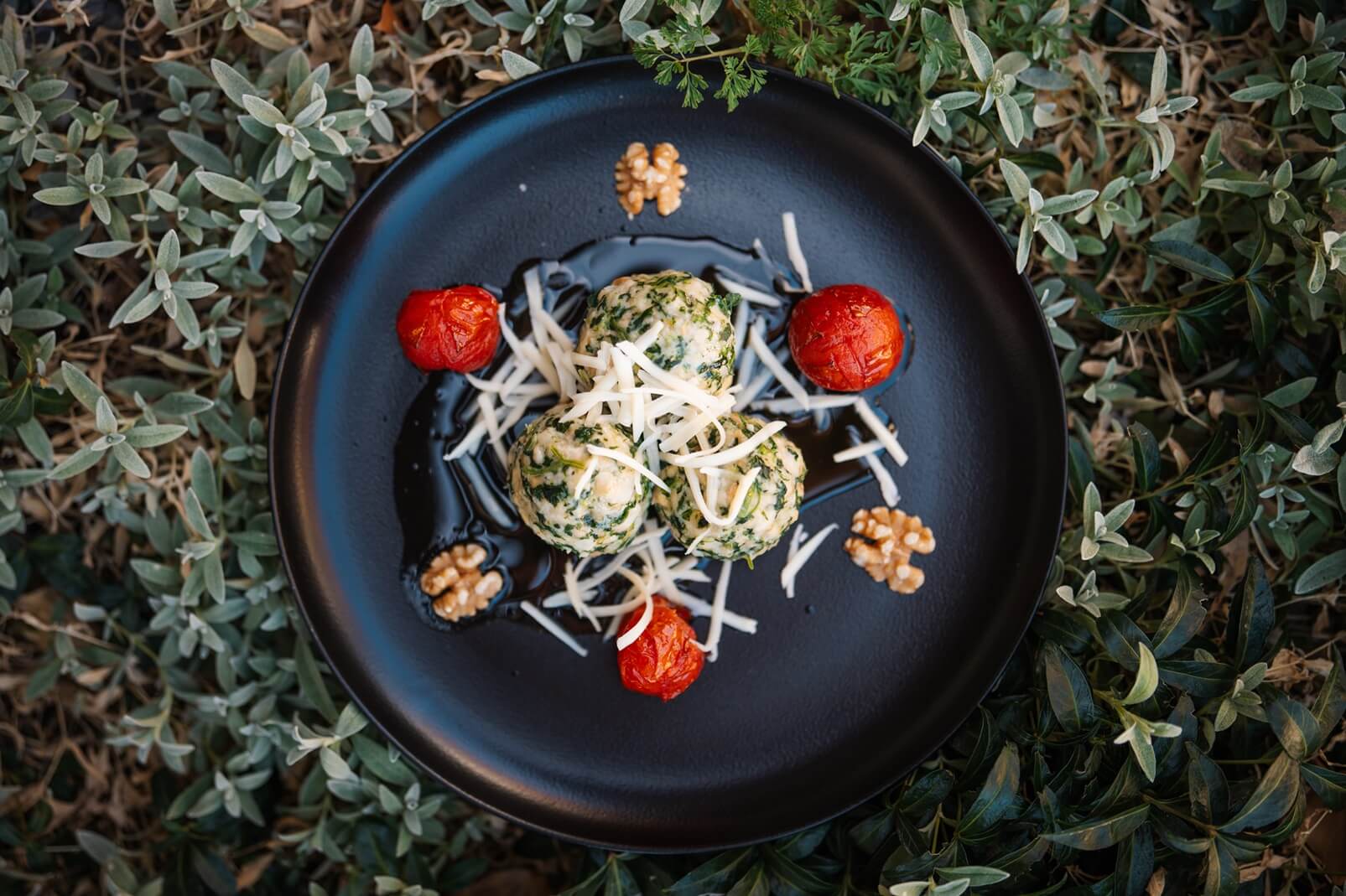 Knödel vom Genusswirt Lahnerhof Slow Food Kulinarik